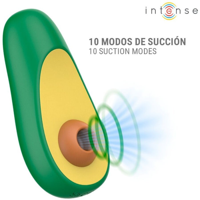 INTENSO - WAKI Stimolatore Succhia Clitoride Avocado - Intense - 5