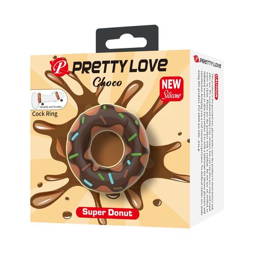 Anello per Pene Super Donut Marrone - Flirtation - 1