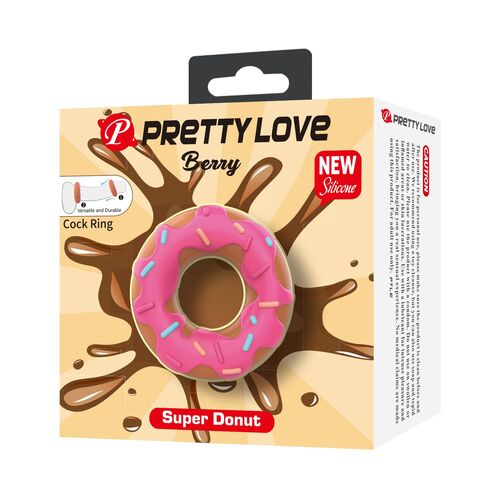 Anello per Pene Super Donut Rosa - Flirtation - 1