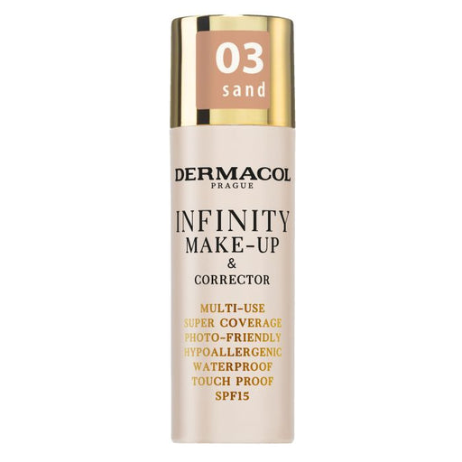 Trucco Infinity e Correttore - Dermacol : 03 Sand - 1