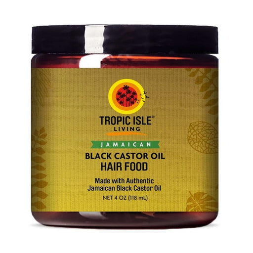 Cibo per capelli all'olio di semi di cocco e di ricino nero giamaicano da 118 ml - Tropic Isle Living - 1