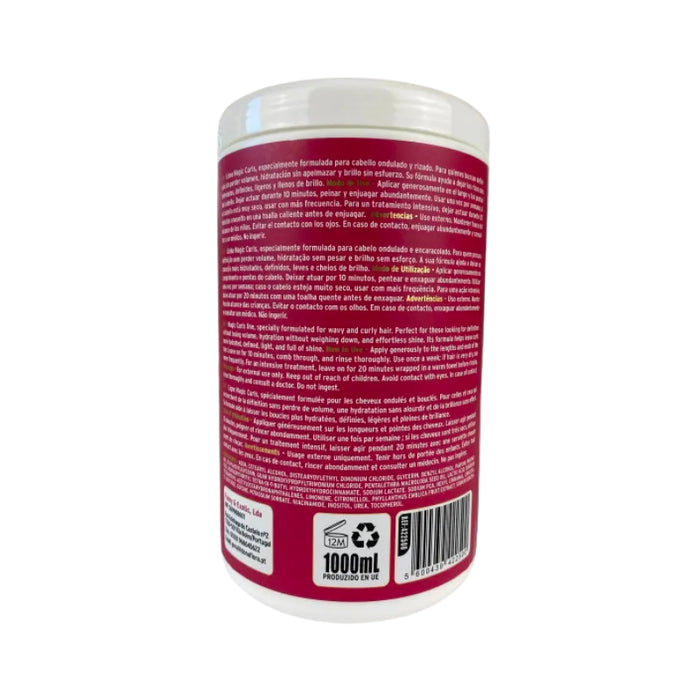 Maschera Idratante Rivitalizzante Magic Curls - Ricci Definiti con Volume 1000ml - Dona Flora - 2
