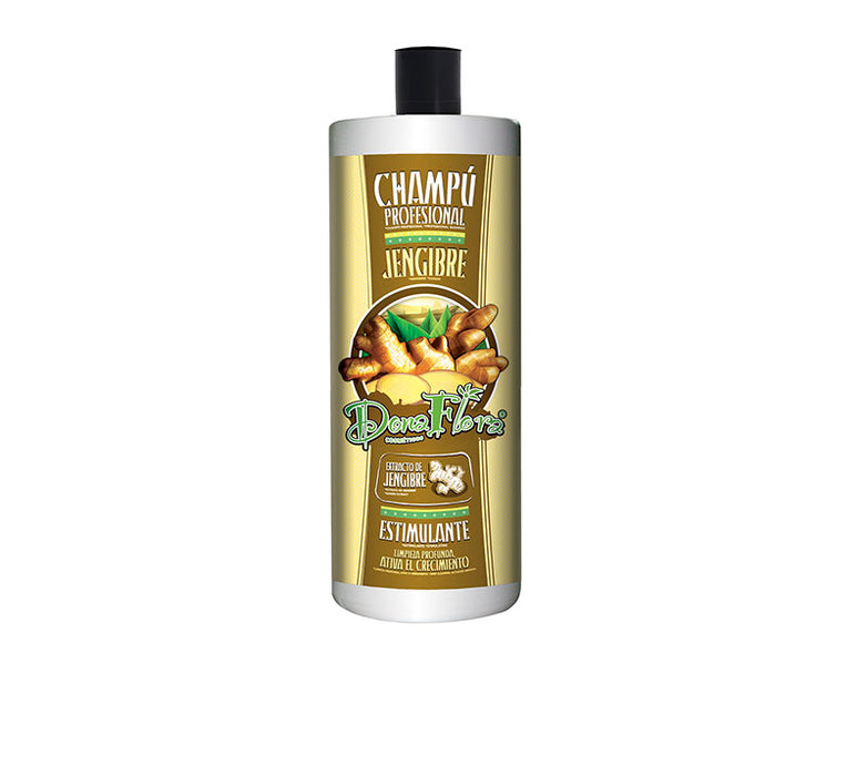 Shampoo Stimolante allo Zenzero 1000ml - Dona Flora - 1