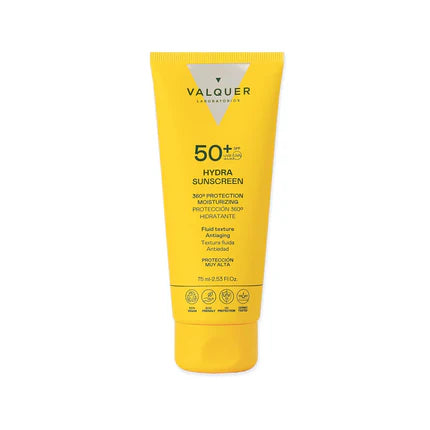 Crema solare viso 50+ Hydra Sunscreen 75 ml - Valquer - 1