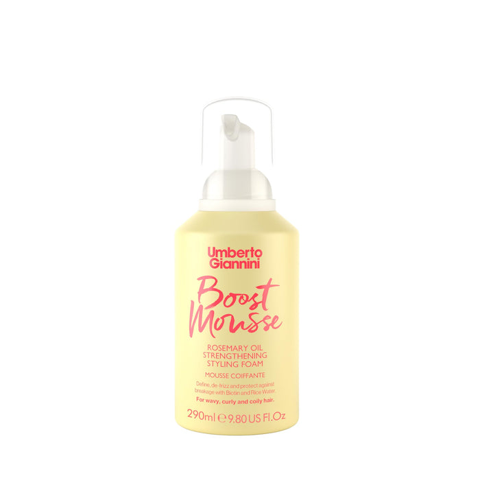 Strong Curls Rosemary Oil Strengthening Styling Foam - 290 ml - Umberto Giannini - 1