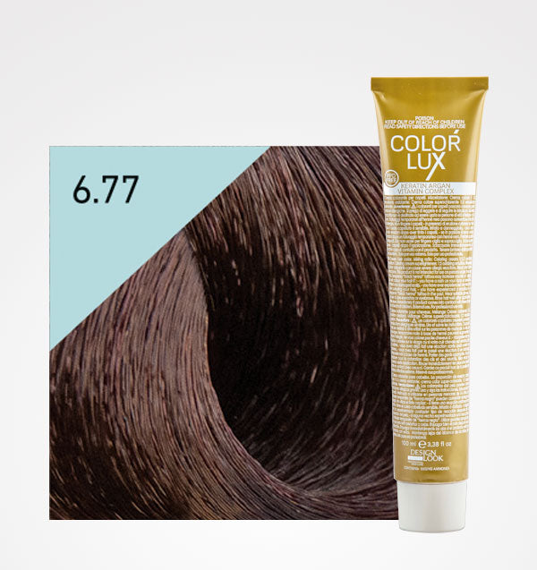 Tinta in Crema Colore Lux 100ml - Design Look: Color - 6.77 Chocolate Fondant