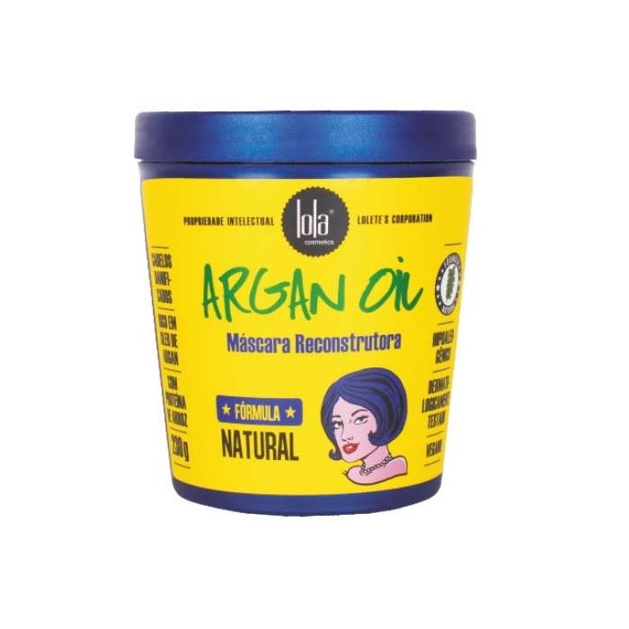 Maschera Ricostruente all&#39;Olio di Argan 230 G - Lola Cosmetics - 1