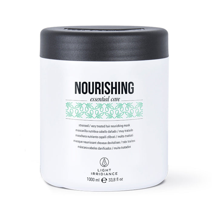 Maschera per Capelli Danneggiati / Trattati Nourishing Essential Care 1000ml - Light Irridiance - 1