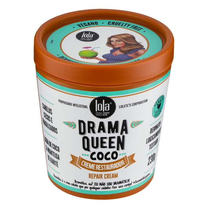 Crema rigenerante al cocco - Drama Queen 230 G - Lola Cosmetics - 1