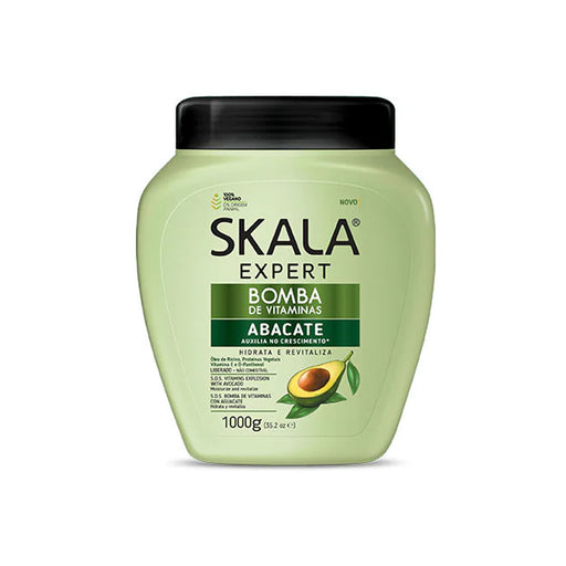 Avocado Vitamin Pump Conditioning Cream 1000ml - Skala - 1