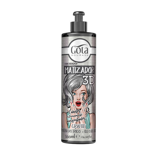 Toner 3d - Grafite 300ml - Gota Dourada - 1