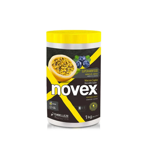 Maschera per capelli profonda Superfood Maracuja & Mirtillo 400g - Novex - 1