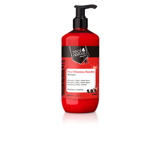 Shampoo senza sale con vitamine - Shampoo Senza Sale Pro-vitamine Bomba 500 ml - Real Natura - 1