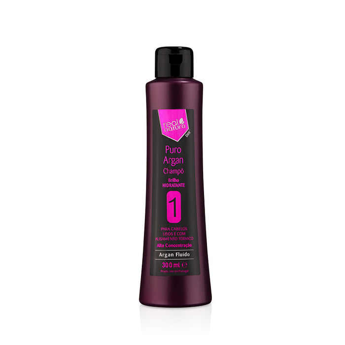 Shampoo Senza Sale all&#39;Argan - Shampoo Senza Sale Argan Puro 300 ml - Real Natura - 1