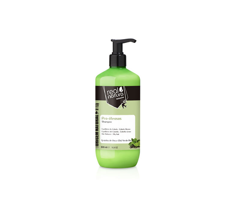 Shampoo senza Sale per Capelli Grassi - Champô Senza Sale per Capelli Grassi 500 ml - Real Natura - 1