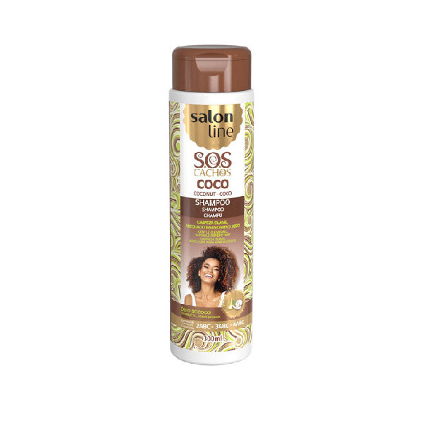 Shampoo SOS Ricci - Olio di Cocco 300ml - Salon Line