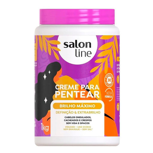 SOS Cachos Crema Styling Lucentezza Intensa - 1kg - Salon Line - 1