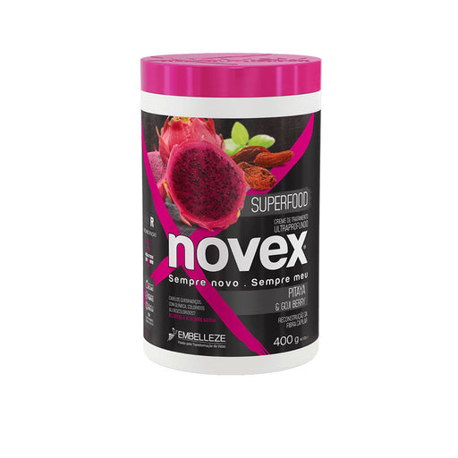 Superhairfood Maschera per capelli profonda alla Pitaya & Goji per ricostruzione e rinforzo 400g - Novex - 1