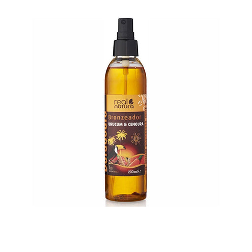 Olio Abbronzante con Annatto e Carota Spf15 - Olio Abbronzante Urucum + Cenoura 100 ml - Real Natura - 1