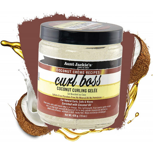 Gel fissante per ricci - Curl Boss Coconut - Aunt Jackie's - 2