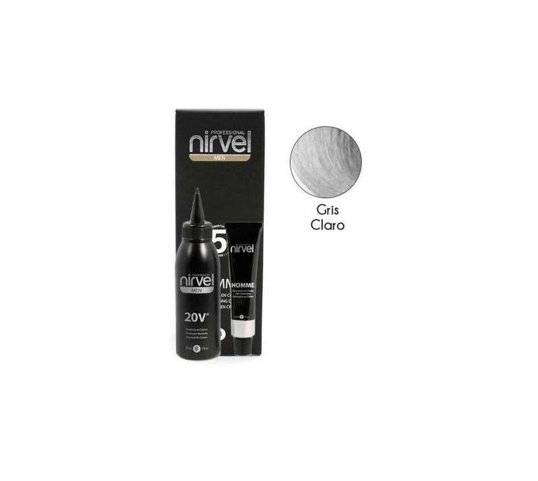 Homme Colorazione in Crema G7 Grigio Chiaro 30ml - Nirvel - 1