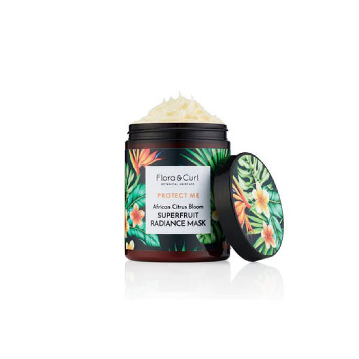 Maschera di Radiosità Superfruit African Citrus Bloom da 300 ml - Flora Curl - 1