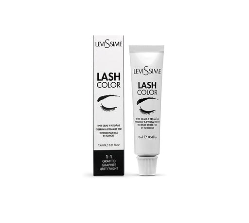 Tinta per sopracciglia e ciglia Lash Color 1-1 Grafite 15ml - Levissime - 1