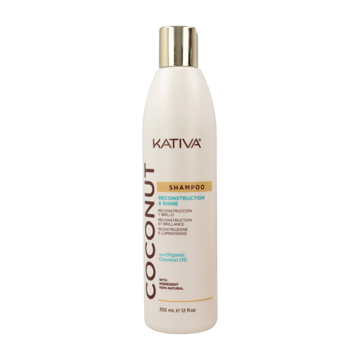 Shampoo Ricostruzione e Lucentezza al Cocco 355ml - Kativa - 1