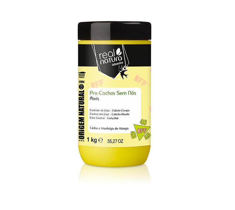 Maschera Senza Sale Bff Pro-cachos Senza Nodi 1000gr - Real Natura - 1