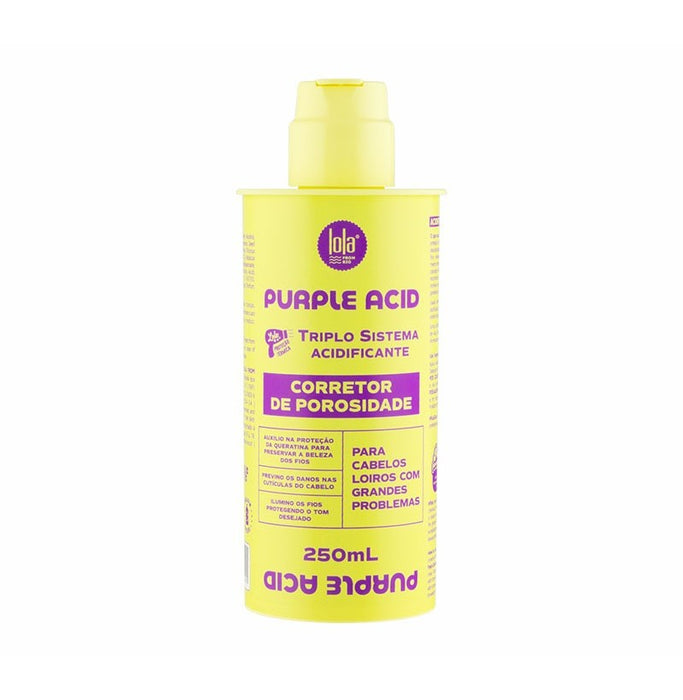 Correttore di Porosità Purple Acid - 250 ml - Lola Cosmetics | Equilibra, Sigilla e Restaura i Capelli Porosi - Lola Cosmetics - 1