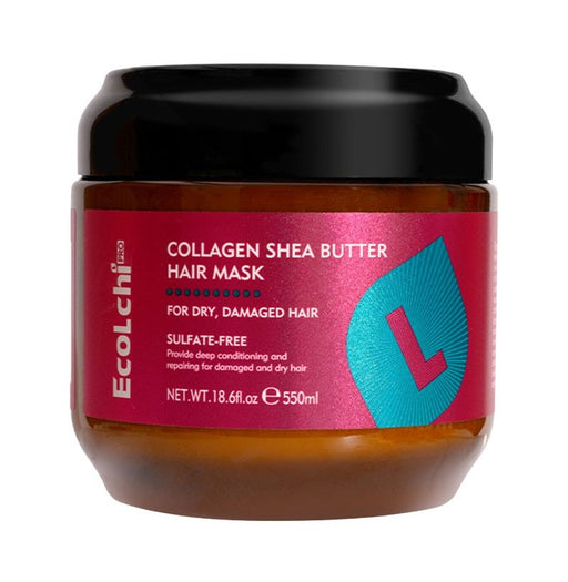 Maschera Intensiva Shea Butter Mask- 550ml - Ecolchi - 1