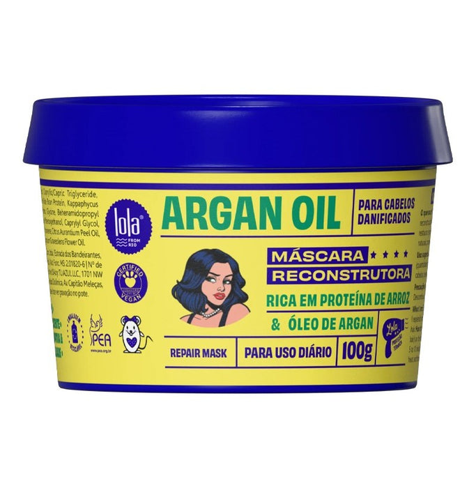 Maschera all'olio di Argan 100 g - Lola Cosmetics - 1