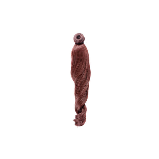 Coda di cavallo riccia 50 cm Mod 33 Rame marrone chiaro - Bifull - 1