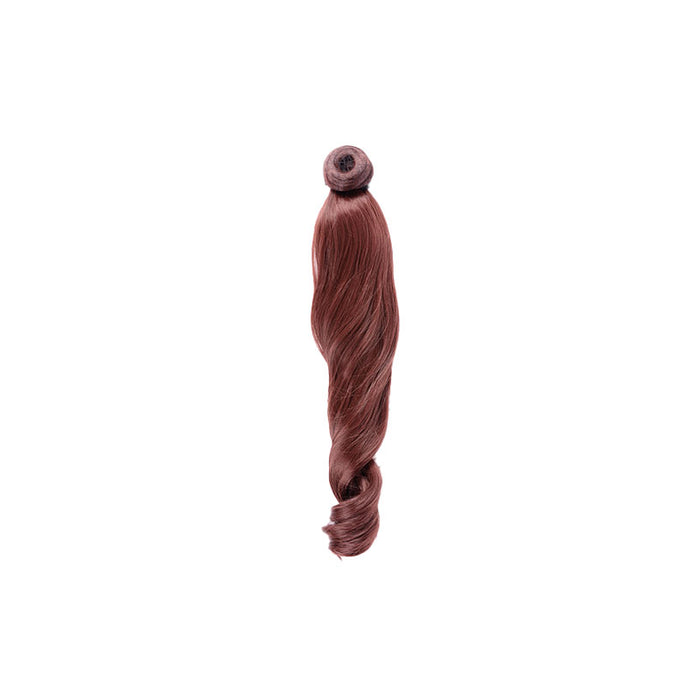 Coda di cavallo riccia 50 cm Mod 33 Rame marrone chiaro - Bifull - 1