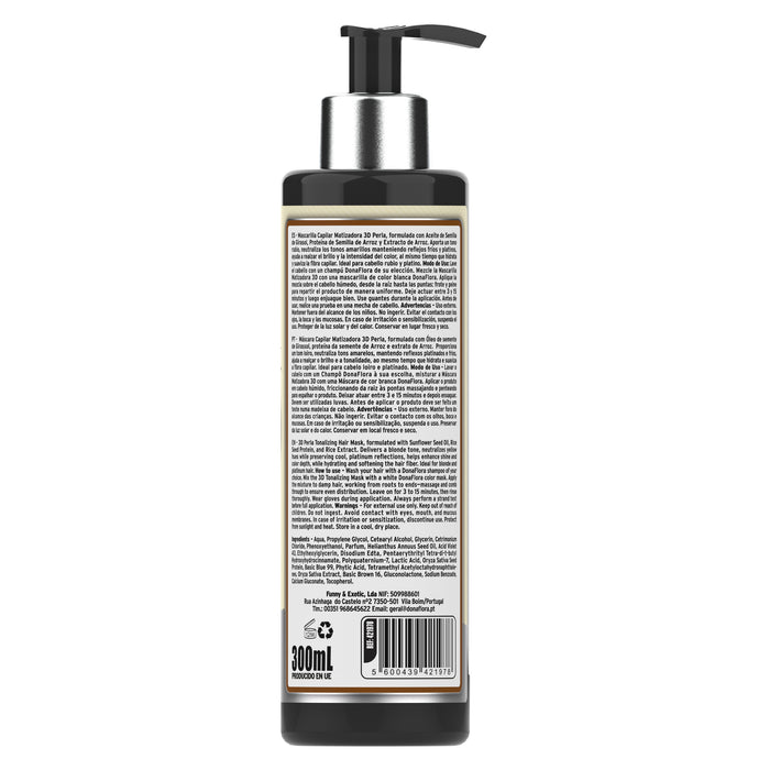Maschera Colorante - 300 ml - Dona Flora | Colori Vibranti e Cura dei Capelli - Dona Flora : Perla - 2