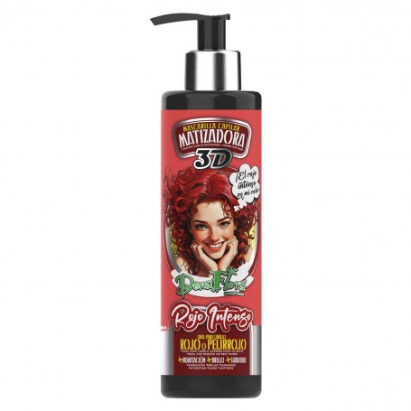 Maschera Colorante - 300 ml - Dona Flora | Colori Vibranti e Cura dei Capelli - Dona Flora : rojo intenso - 1