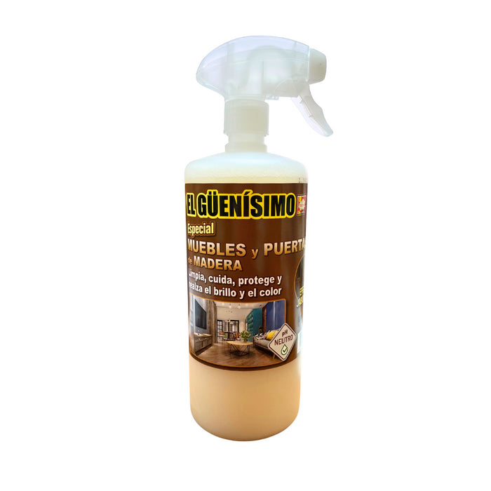 Spray Speciale per Mobili e Porte in Legno da 1 litro - El Guenisimo - 1