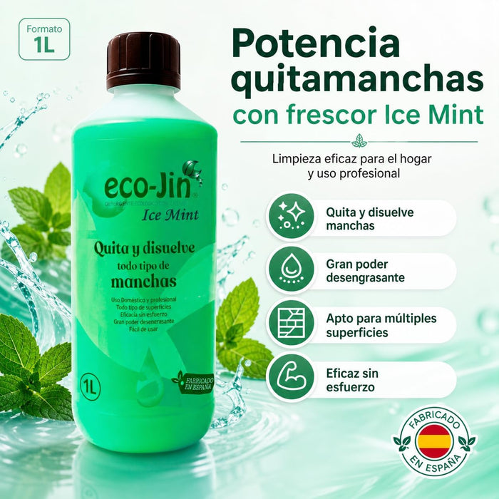Detergente Multiuso Concentrato Ice Mint - 1 litro - Eco-jin - 3