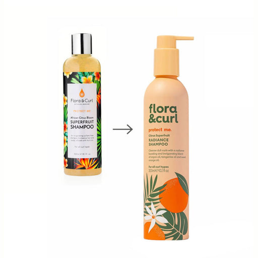 Champú African Citrus Superfruit 300ml - Ricciolo floreale - Flora Curl - 1