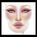 Pack Face Chart Artist + modelli PRO per il trucco - Facechart - 3