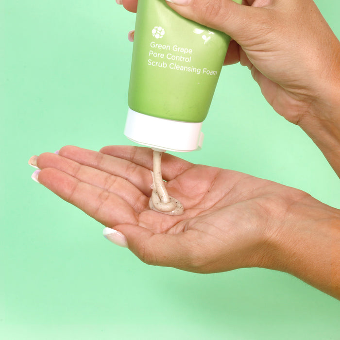 Schiuma detergente controllo dei pori - Uva verde - Frudia : 145ml - 2