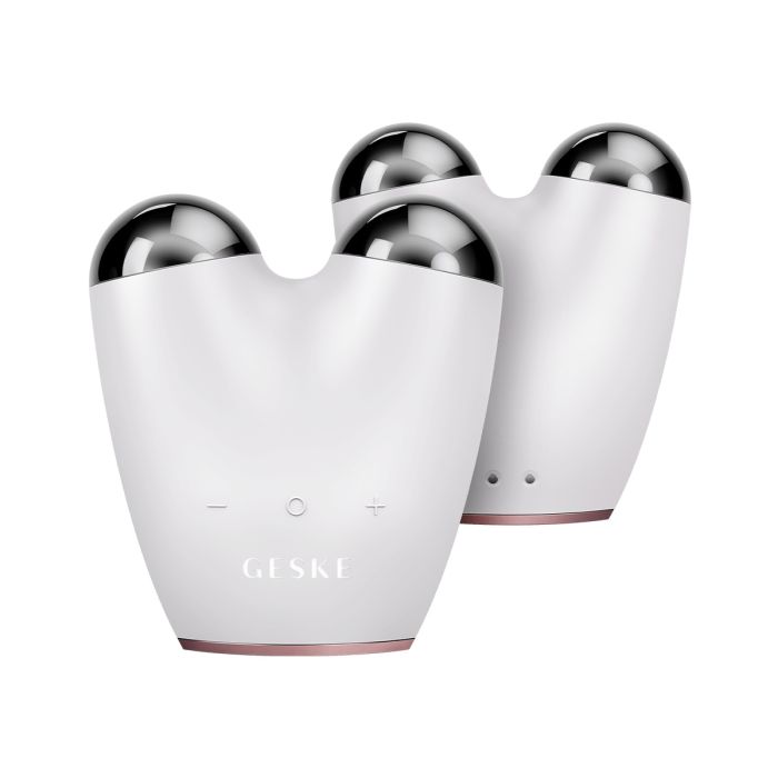 Sollevatore viso a microcorrente 6 in 1 massaggiatore viso - Geske : White Rose Gold - 1