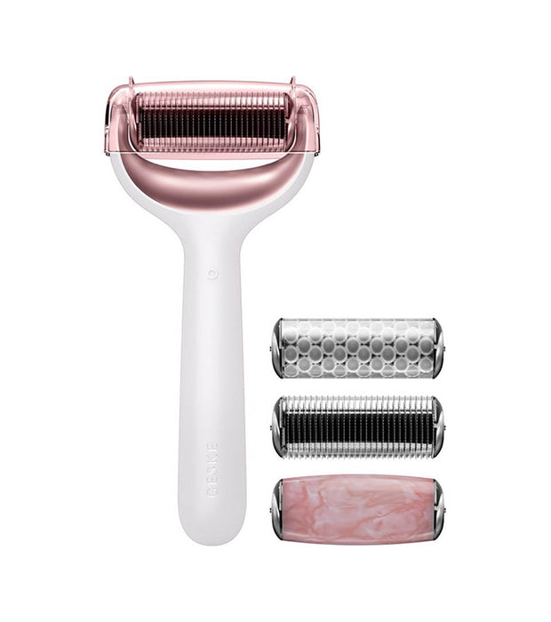 Rullo facciale a microneedle - Geske : White Rose Gold - 2