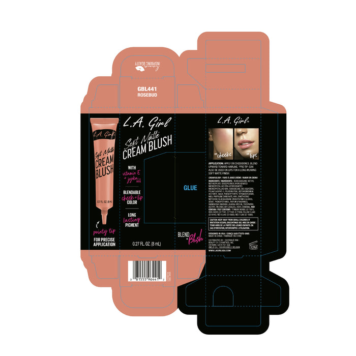 Fard in crema morbida e opaca - L.A. Girl : Rosebud - 2