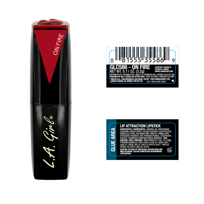 Barra de Labios - Attrazione labbra - La Girl - L.A. Girl : On Fire - 2