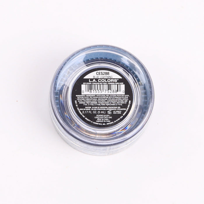 Gelly Glam Ombretto in crema metallizzata - L.A. Colors : Blue Lightning - 2