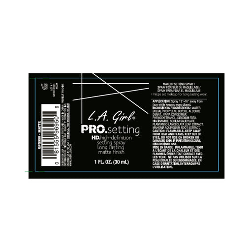 Fissatore trucco spray - Impostazione professionale - L.A. Girl - 2