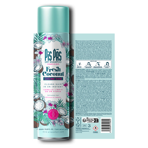 Shampoo a Secco Fresh Coconut 200ml - Pis Pas - 2