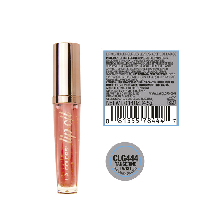 Olio per labbra Olio per labbra - L.A. Colors : Tangerine Twist - 3