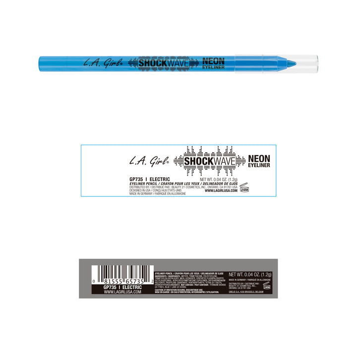 Matita Eyeliner - Shockwave Neon - la Girl - L.A. Girl : Electric Blue - 2